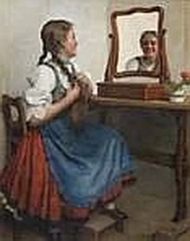 Ragazza allo specchio